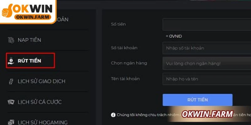 Các bước giúp thực hiện giao dịch nhận thưởng 