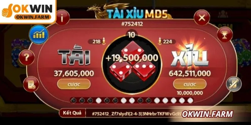 Quan sát tổng điểm để có chiến thuật đặt cược theo chuỗi